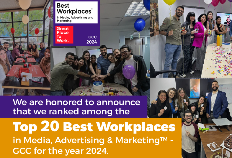 Intoact International Named One of the Top 20 Best Workplaces in Media, Advertising & Marketing™️ - GCC for 2024! 